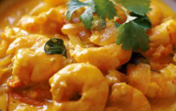 Curry de crevettes façon thaï