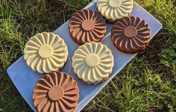 Fleurs chocolat praliné