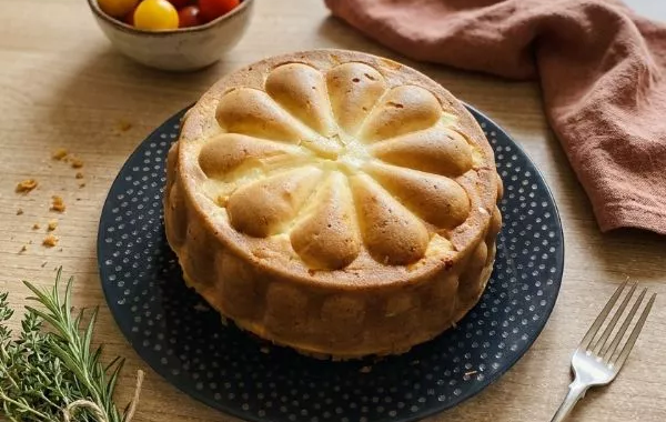 Cake Poulet Feta et Tomates provençales