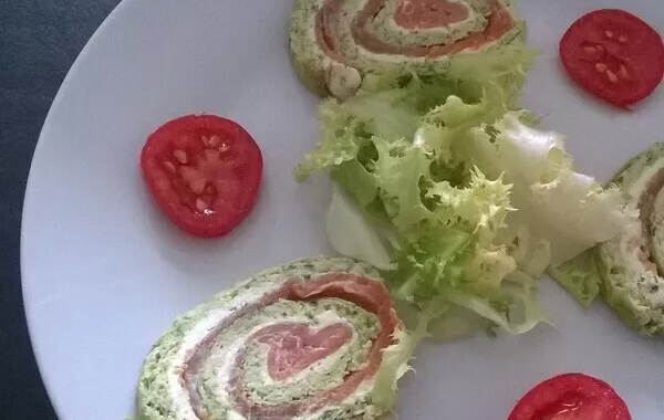 Roulé aux poireaux