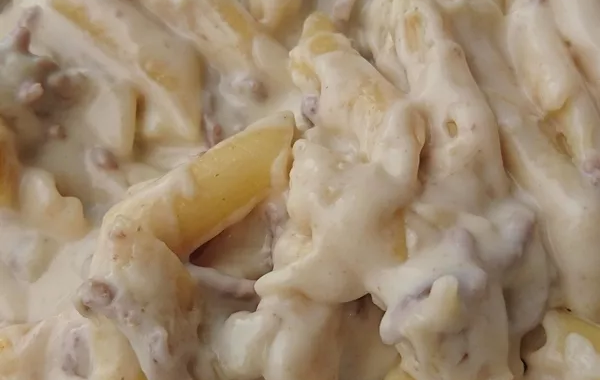 Pâte à la carbonnara ( penne, coquillette, ....)