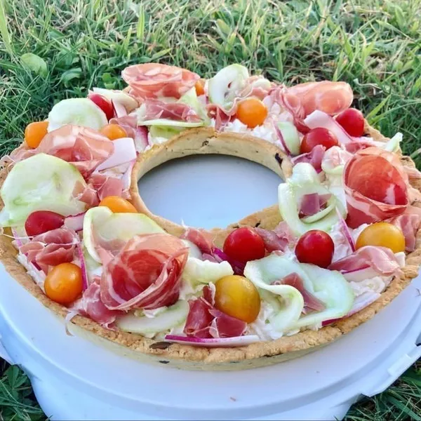 Tarte couronne estivale 