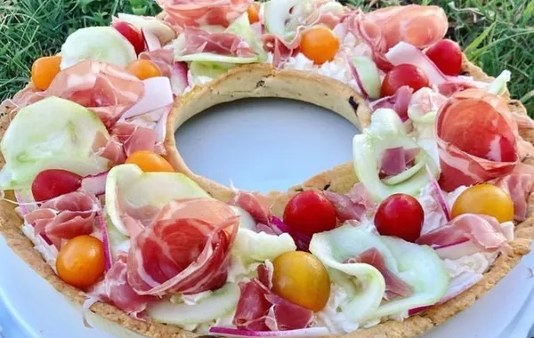 Tarte couronne estivale