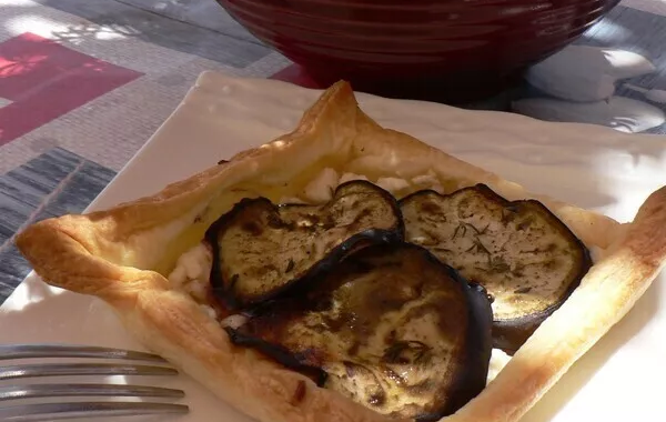 TARTELETTES AUBERGINE FETA