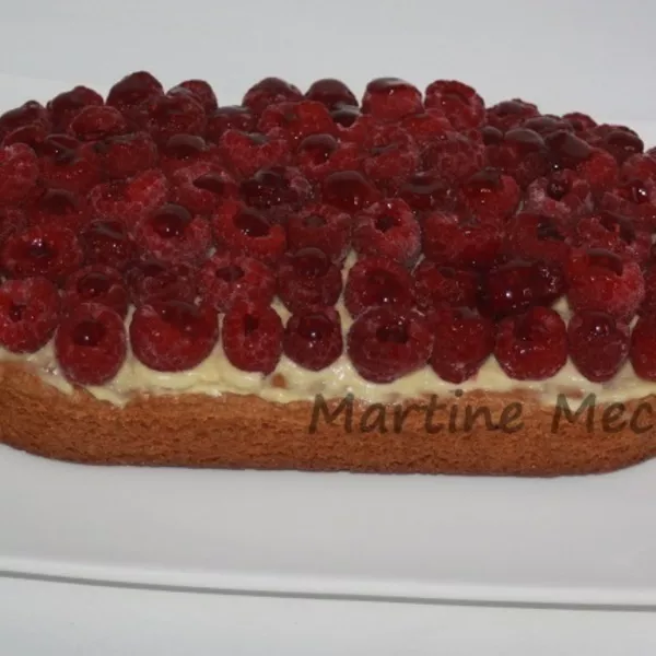 Tarte aux framboises sans cook'in