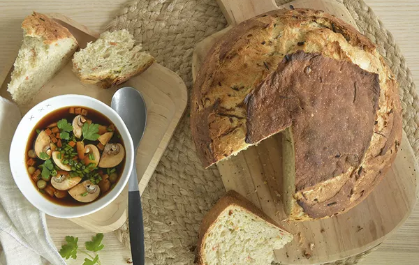 Pain aux légumes