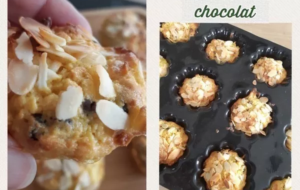 Moelleux aux pommes et chocolat