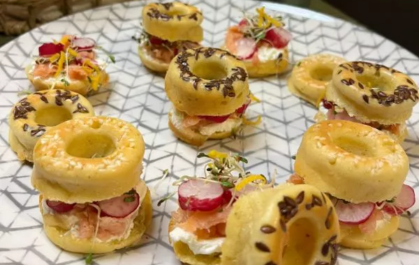 Mini donut salés à garnir