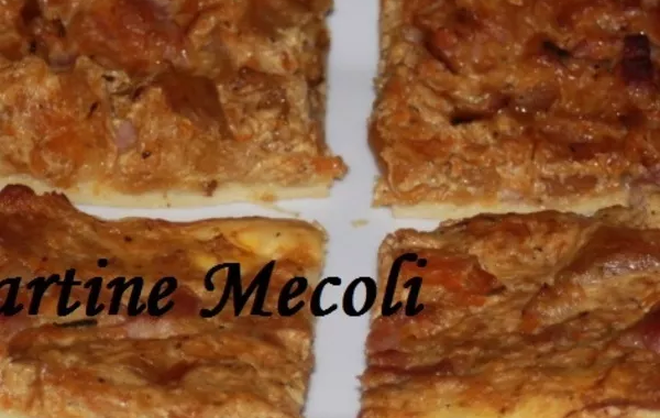 Pizza aux oignons et potiron