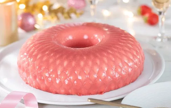 Entremets champagne fraise