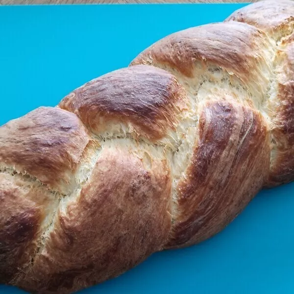 Brioche tressée mie filante