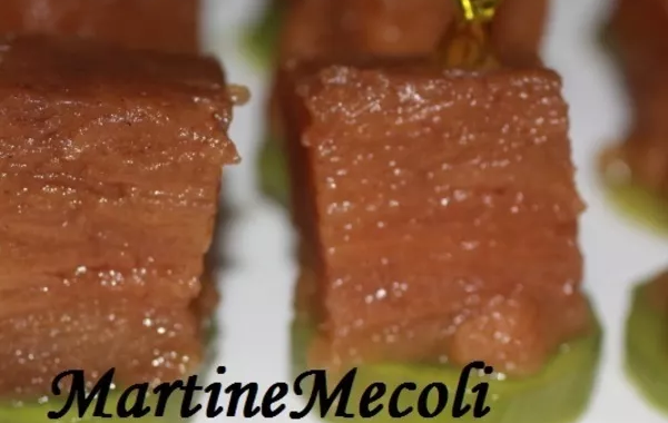 Terrine de pommes confites