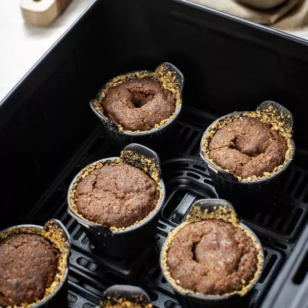 Muffins choco noisettes & coeur coulant