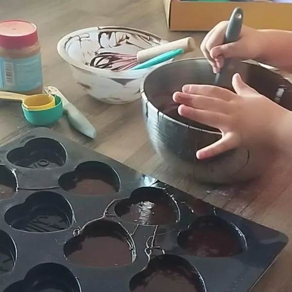 Brownies marbré beurre de cacahuètes