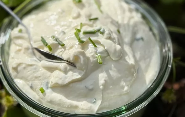 Fromage frais ail et ciboulette