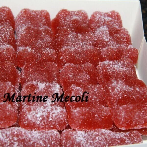 Pâtes de fruits à la fraise