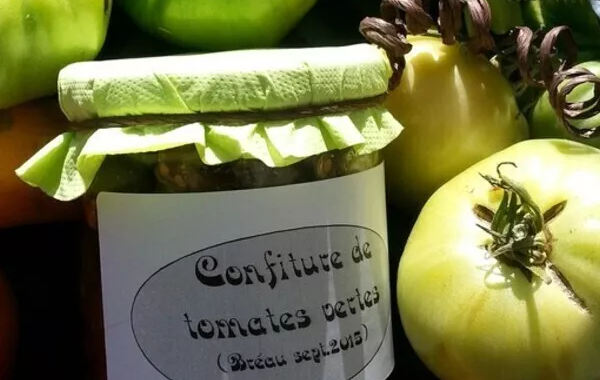 Confiture de tomates vertes du jardin