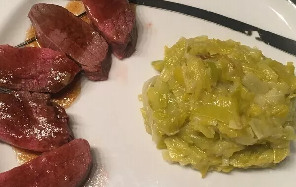Magret de canard sauce au miel