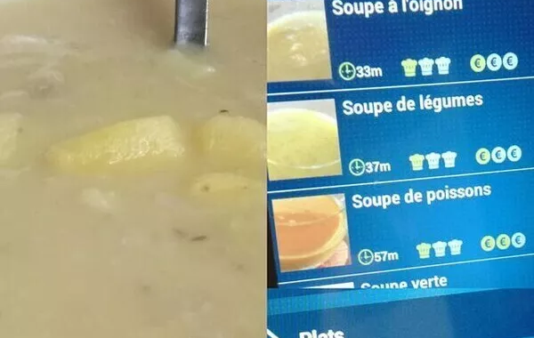 SOUPE A l'OIGNON ET POMME DE TERRE QUI RECHAUFFE!
