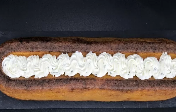 Bûche carotte polenta