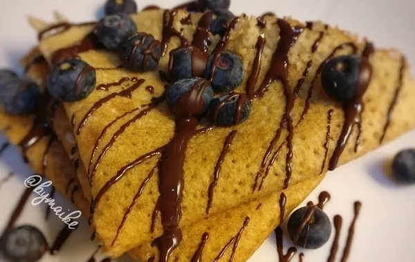Crêpes healthy sans gluten sans lactose