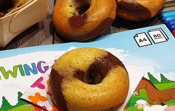 Coffee cakes marbrés façon Doonuts