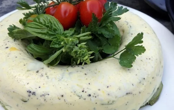 Flan de courgettes croquantes, cuisson vapeur cook'in