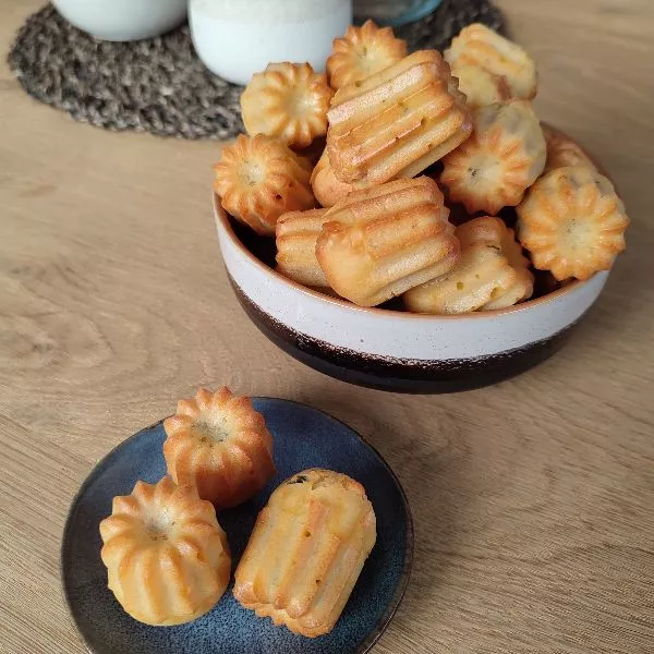 Mini-cannelés au bleu d’Auvergne 