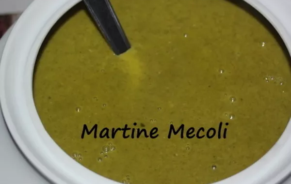 Velouté express de pois chiches aux épinards
