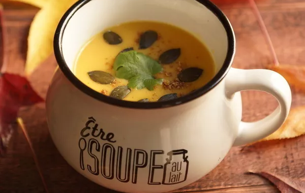 Velouté de butternut et pommes de terre