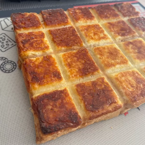 Croque cube jambon emmental