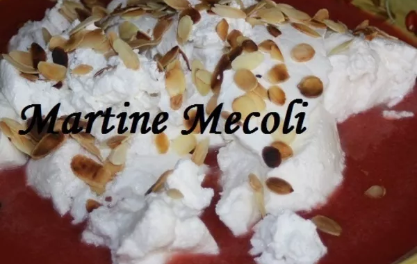 Ile flottante aux fraises