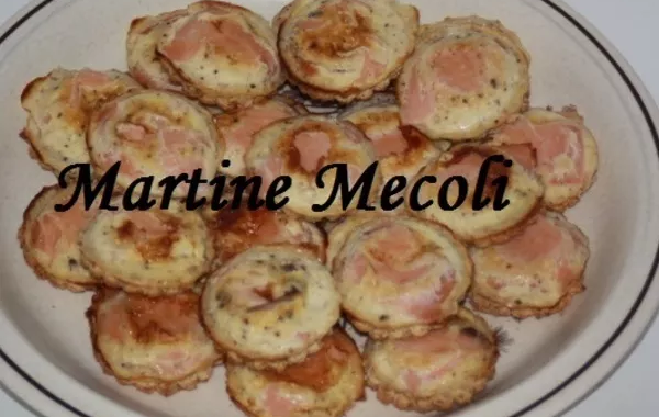 Croques quiches au saumon fumé