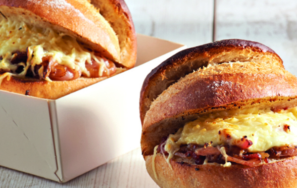 Sandwichs grillés aux lardons