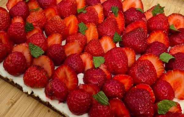 Tarte aux fraises sans cuisson