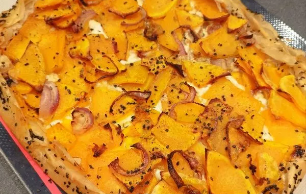 Tarte fine butternut brousse de brebis