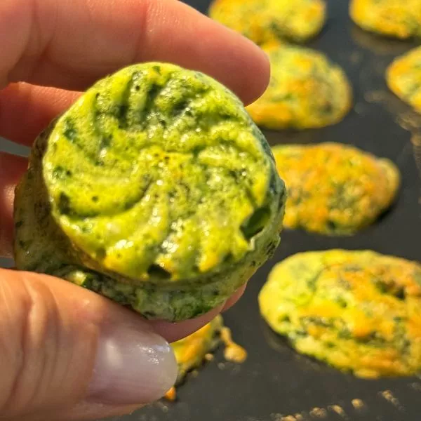Soufflés aux épinards 