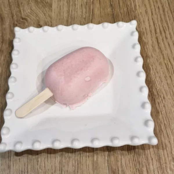 Crème glacée grenade, pomme, mûres et framboises allégée en sucre