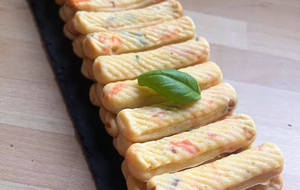 Madeleines truite fumée - ricotta