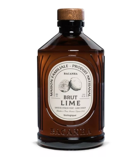 Sirop de lime brut - Biologique - 400 ml