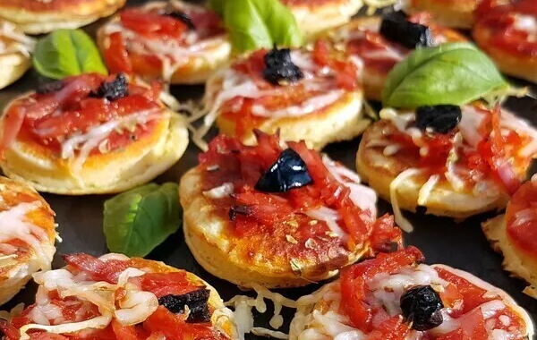 Blinizzas au chorizo