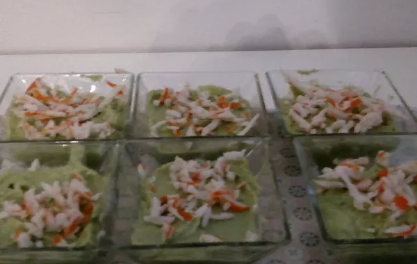 Verrine Crabe Avocat