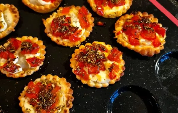 Tartelettes aux 2 poivrons