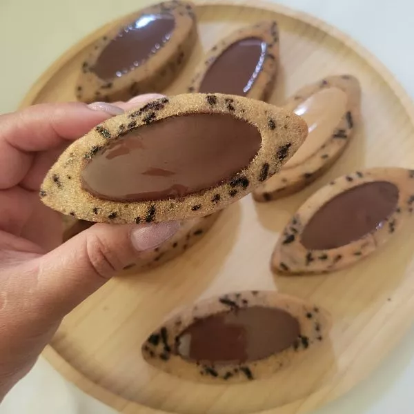 Barquettes tigrés